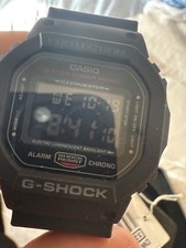 Casio G-Shock DW-5600UHR-1ER Men's Digital Black Resin Strap Watch