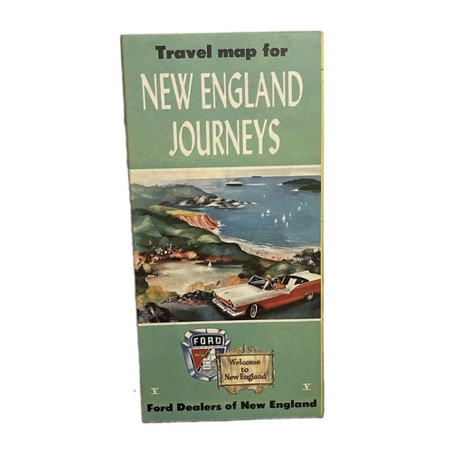 1957 ford dealer road map - ford, new