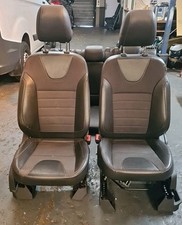 FORD KUGA TITANIUM ST LINE BLACK HALF LEATHER SEATS FRONT AND REAR  2015