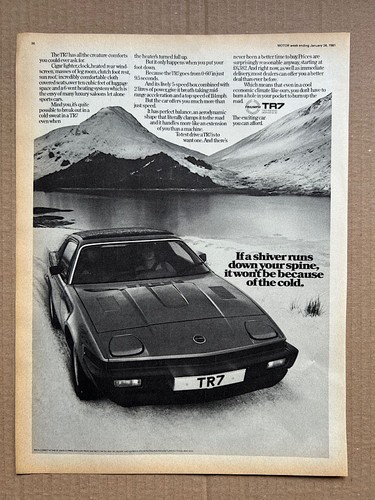 Triumph tr7 memorabilia - triumph,