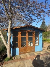 Summer house shed log cabin - summer,