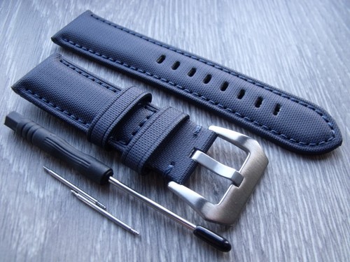 24mm panerai luminor blue - 24mm,