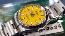 2021 Rolex Oyster Perpetual Date Watch 31mm Yellow Dial Automatic 277200 W Card