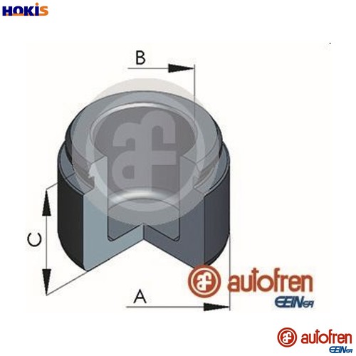 Piston brake caliper d025503 - piston,