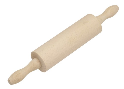 Big solid wooden rolling pin - big,