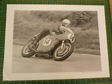Billie Nelson 500cc Paton Classic Motorcycle Racing Print n Mike Hailwood Honda