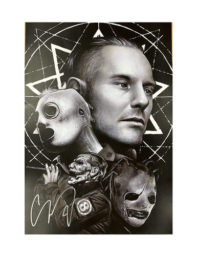 Slipknot print signed by - a3,