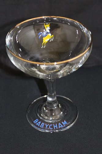 Vintage 1970s babycham glass - vintage,