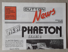 Dutton News Brochure 1981 -