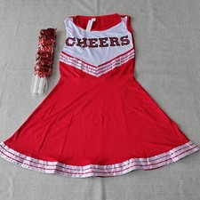 Cheerleader Fancy Dress Outfit Costume High School Girls S cheerleader costume