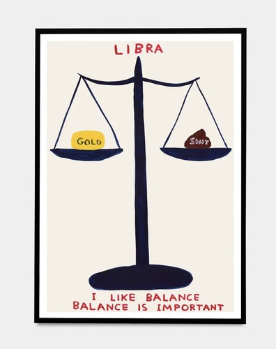 David shrigley libra - shrigley, poster