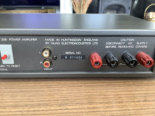 Quad 306 power amplifier - quad,
