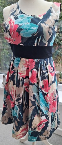 Fit and flare cotton - and, dress