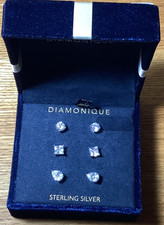 Diamonique 9.3ct tw Set of 3