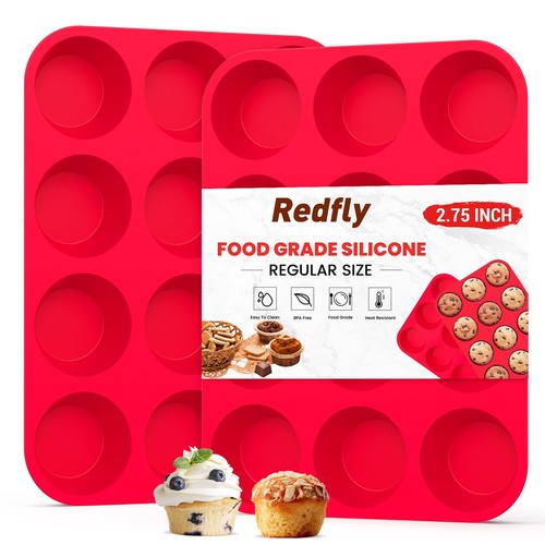 Pack silicone muffin pan 12 - silicone,