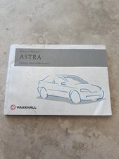 VAUXHALL ASTRA Owners Manual