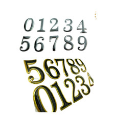 House Number Self Adhesive Door Numbers Mailbox Sign Apartment Home Office Room