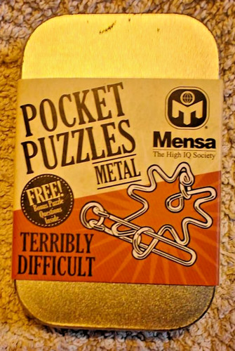 Mensa pocket puzzles metal - mensa,