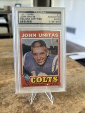 1971 Topps Johnny Unitas