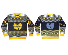 Wu Tang Clan Logo Snowflakes Ugly Christmas Sweater Fan Gift S-5XL