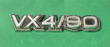 VAUXHALL VX 4/90 - VINTAGE METAL CAR BADGE / EMBLEM - 148  X 30  MM