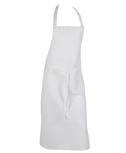 Professional plain white bib - professional,