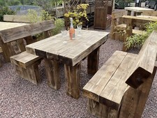 4SEATER RUSTIC Solid Wooden