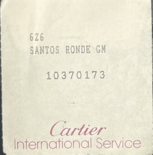 Genuine cartier santos ronde - genuine,