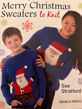 Christmas Jumpers -Merry Christmas Sue Stratford Sweaters to Knit for Christmas