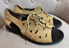 Women's Clarks Springer Leather Brown Comfortable Sandals Shoe Size UK 5 EU 38