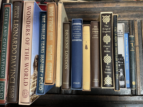 15x folio society books - society, in
