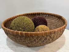 Vintage 16" Rattan Bamboo