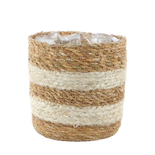 Rustic woven seagrass - seagrass, jute