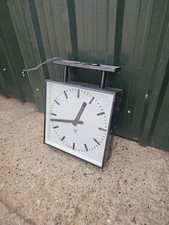 Vintage Double Sided Slave Clock