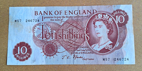 Bank england shillings - 10,