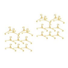  Set of 2 Baby Doll Hangers Accessories Clothes Rack Dog Closet for