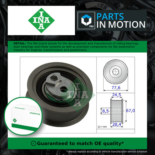 Timing belt tensioner fits - belt,