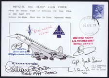 '79 BAC CONCORDE COVER SIGNED