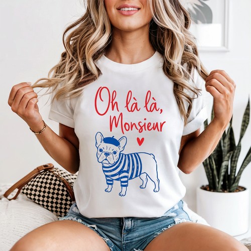 Funny french bulldog - funny, womens