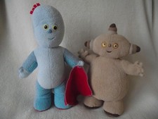 HASBRO 2006 TALKING MAKKA PAKKA & IGGLEPIGGLE SOFT TOYS, 10" & 12", BOTH WORKING