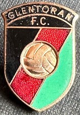 GLENTORAN FC Vintage badge