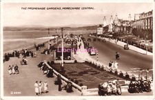 Promenade Gardens Morecambe Lancs RPPC Postcard