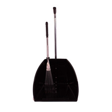 80cm Big TIDEE Long Metal Rake Large Horse Poop Scoop for Paddock Stable Garden