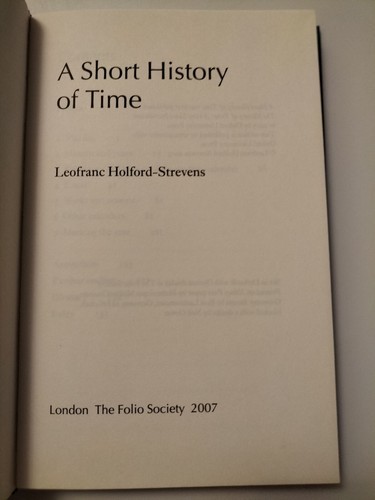 Short history time - of,