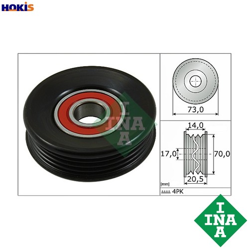 Tensioner pulley vribbed belt - tensioner,