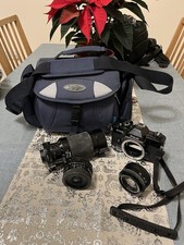 Fuji STX-2 Camera with Multiple Lenses And Carry Case.