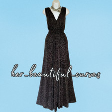 PHASE EIGHT EMPIRE LINE GLITTER MAXI OCCASION  EVENING PARTY DRESS SIZE 20