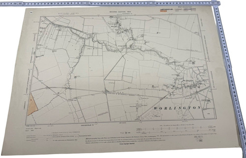 Original antique map sheet - antique,