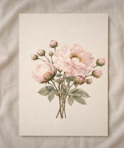 Peony botanical flower antique - flower,