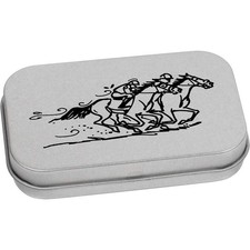 'Horse Racing' Metal Hinged